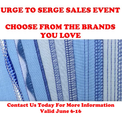 Urge To Serge Sales Event