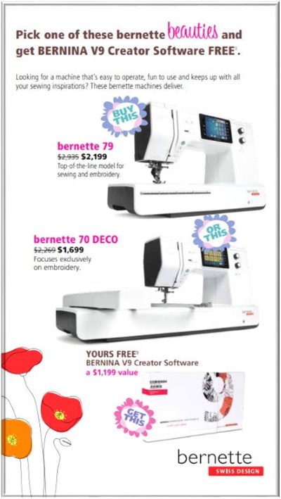 Bernette Embroidery Machines