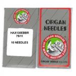 Organ Needles for Brother Baby Lock 1, 6, and 10 Needle Commercial Embroidery Machines - HAX130EBBR