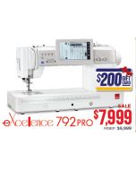 Elna 792 Pro Sewing and Quilting Machine with Accurate Stitch Regulator (Same as Janome M8)