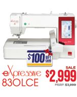 Elna 830L Embroidery Only Machine with $524 Bonus Kit (Same As Janome 550e)