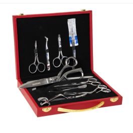 Dr. SCISSORS MEISTER COLLECTION シザー Janome 9 Piece Sewing Embroidery Quilting Scissor Set