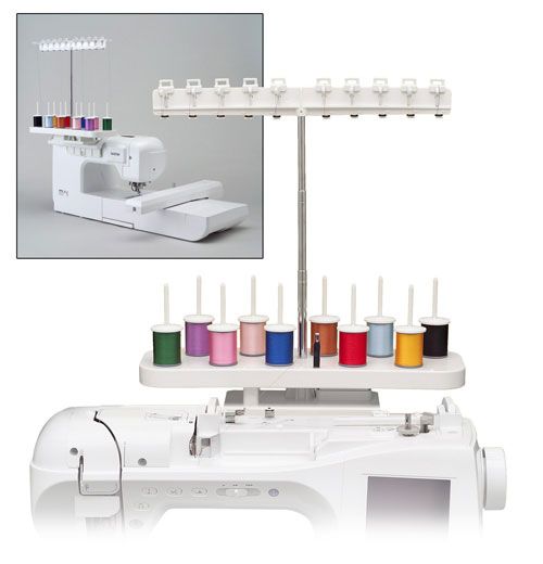 Single Spool Thread Stand For Sewing Machines - Fits Juki, Consew, Singer, Brother & More