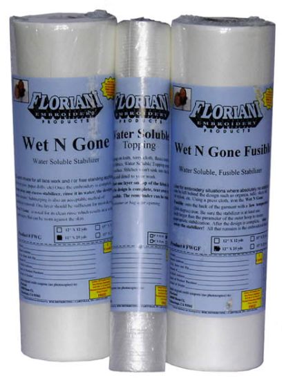 Floriani Wet N Gone Water Soluble Stabilizer