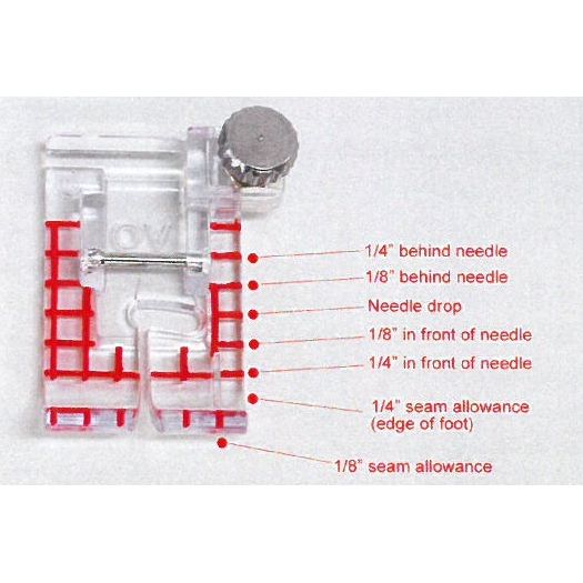 Janome Clearview Quilting Foot and Guide Set 9mm
