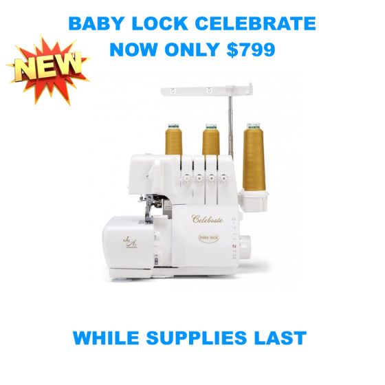 Baby Lock Celebrate Serger BLS1 with Jet Air Threading
