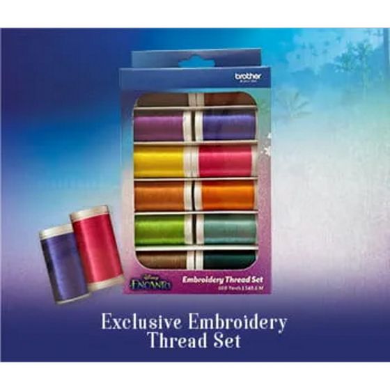 Brother Disney Ecanto 12 Spool Embroidery Thread Kit