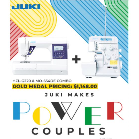 Juki HZL80HP + MO644D Power Couple Sewing Machine Serger Combo
