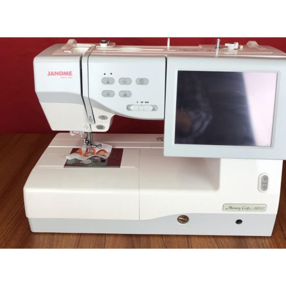 Janome MC11000SE Sewing and Embroidery Machine Combo Pre-Owned