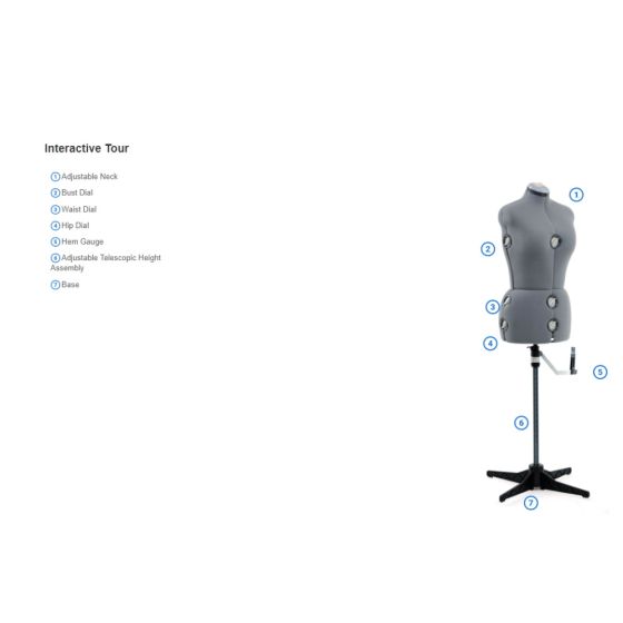 Singer DF252RD Red Adjustable Dress Form -Large Singer DF252RD Red Adjustable Dress Form -Large
