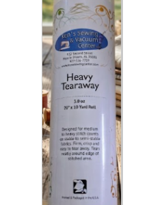 Ken's Sewing Heavy Tearaway Stabilizer 20" x 10 Yard Roll - H3302010