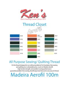 Madeira Aerofil 19 Spool Sewing Quilting Thread Set