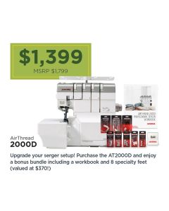 Janome Air Thread 2000D Serger with Air Threading System