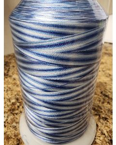 Exquisite 5000m Blue Variegated Thread - V5108