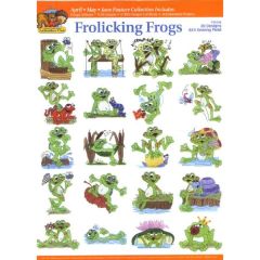 Dakota Collectibles Frolicking Frogs Embroidery Designs