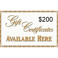 $200 GIFT CERTIFICATE