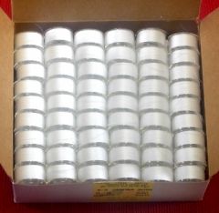 Janome Prewound Bobbins in 108 Count White