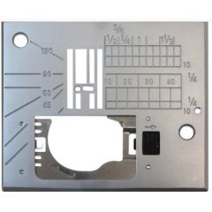 Janome Straight Stitch Needle Plate for 6300  6500 6600 with 7 Piece Feed Dog