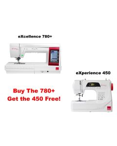 Elna eXcellence 780+ and Elna 450 Sewing Machine Combo