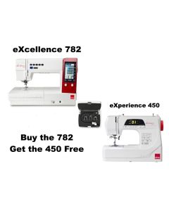 Elna eXcellence 782 and Elna 450 Sewing Machine Combo