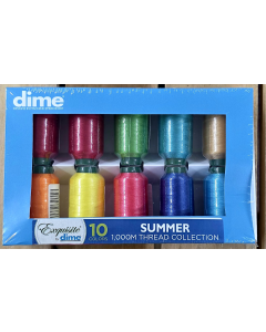 Exquisite Summer Polyester 10 Color Thread Kits - ES-SUM10