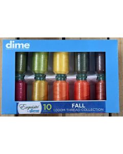 Exquisite Fall Polyester 10 Color Thread Kits - ES-FAL10