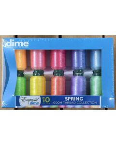 Exquisite Spring Polyester 10 Color Thread Kits - ES-SPR10