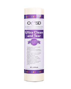 OESD Embroidery Stabilizer - Ultra Clean and Tear 10" x 10 yd - HBT17-10