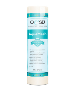 OESD Embroidery Stabilizer - AquaMesh WashAway 10" x 10 yd - HBWAM-10