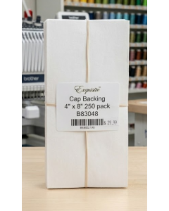 Cap Backing 4" x 8"  - 250 Pack - B83048