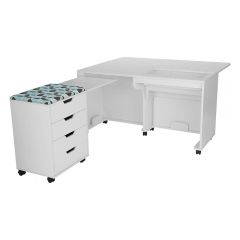 Arrow Laverne & Shirley Sewing and Quilting Cabinet in White (OUT OF STOCK)