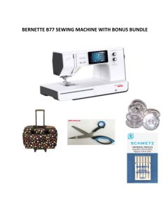 Bernette b77 Computerized Sewing and Quilting Machine with Bonus Bundle