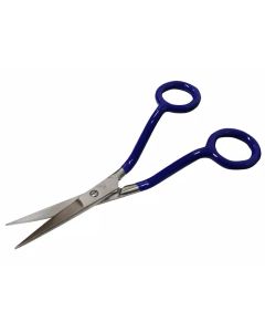 Blue Vinyl 5.5 Inch Applique Scissors