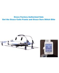 Grace SureStitch Elite Stitch Regulator with Cutie Breeze Frame Factory Authorized Combo Offer