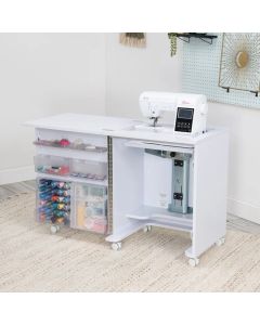 Koala Compact Sewing Machine Cabinet in White