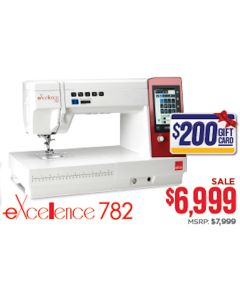 Elna Excellence 782 Sewing and Quilting Machine With Bonus (Same as Janome MC9480) 