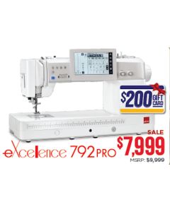 Elna 792 Pro Sewing and Quilting Machine with Accurate Stitch Regulator (Same as Janome M8) 