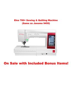 Elna Excellence 780+ Computerized Sewing and Quilting Machine (Compare to Janome 9450)