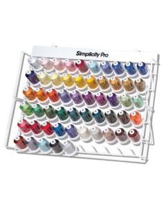 Brother ETKS110 Embroidery Thread Set With 2 White Metal Storage Racks