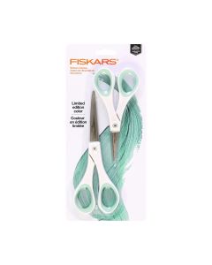 Fiskars Limited Edition Softgrip Titanium Fashion Scissors 5In & 7In Set 