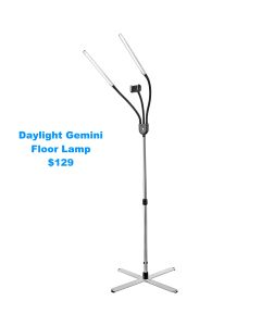 Daylight Gemini Dual LED Floor Lamp U35350 