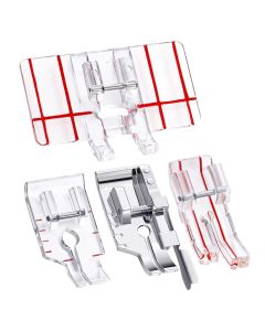 Universal Sewing Machine Quilting Foot Kit with Guides