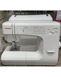 Janome HD5000 Heavy Duty Sewing Machine White - Recent School Trade In