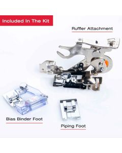 Singer Home Dec Kit with Piping Bias Binder and Ruffler 250067796