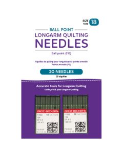 Handi Quilter Ball Point Longarm Needles – Two Packages of 10 (18/110-FG, Ball Point)