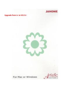 Janome Artistic Digitizer Jr 1.7 to Artistic Digitizer 2.0 Jr. 202555007