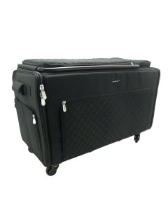 Everything Mary Jumbo Rolling Craft Tote In Black