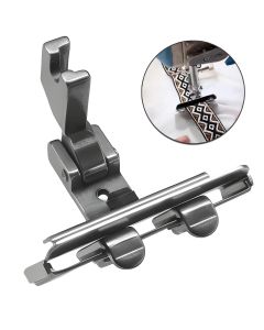 Commercial Adjustable Lace Tape Guide Presser Foot For Connect Lace Elastic Webbing 
