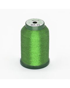 Kingstar Metallic Embroidery Thread Leaf Green MA25