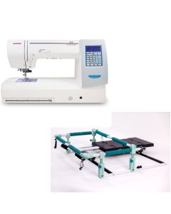 Janome MC8200 Classroom Quilting Machine with Grace Mini Quilter Frame Offer